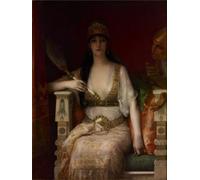 DQCJIYIGL Dipinti Famosi Poster e Stampe Poster Parete Quadri La reina Fredegonda en el lecho de muerte del obispo Praetextato de Lawrence Alma tadema per L'arredamento del Soggiorno 60x90cm