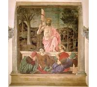 DQCJIYIGL Dipinti Famosi Poster e Stampe Poster Parete Quadri la Resurrección de Piero Della Francesca per L'arredamento del Soggiorno 60x90cm