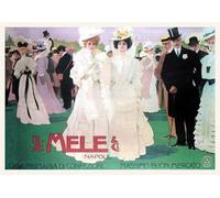 DQCJIYIGL Dipinti Famosi Poster e Stampe Poster Parete Quadri Mele Moda para ricos en las carreras de Leopoldo Metlicovitz per L'arredamento del Soggiorno 60x90cm