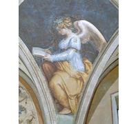 DQCJIYIGL Dipinti Famosi Poster e Stampe Poster Parete Quadri Poesía de las Cuatro Artes Peduccioamera Della Fama de Giorgio Vasari per L'arredamento del Soggiorno 60x90cm