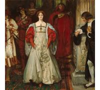 DQCJIYIGL Dipinti Famosi Poster e Stampe Poster Parete Quadri Quién es Sylvia Qué esQue todos los enamorados la elogian por Edwin Austin Abbey per L'arredamento del Soggiorno 60x90cm