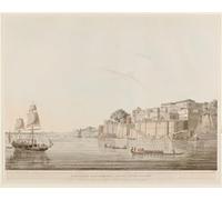 DQCJIYIGL Dipinti Famosi Poster e Stampe Poster Parete Quadri Ramnugur cerca de Bernares en el río Ganges por un artista famoso per L'arredamento del Soggiorno 60x90cm