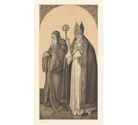 DQCJIYIGL Dipinti Famosi Poster e Stampe Poster Parete Quadri San Simón y Lázaro Obras de Johann Nepomuk Strixner per L'arredamento del Soggiorno 60x90cm
