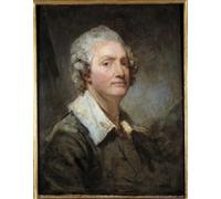 DQCJIYIGL Dipinti Famosi Tela e Immagini Vintage Quadri Autorretrato pintado por Jean Baptiste Greuze per L'arredamento Della Camera da Letto 60x90cm