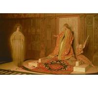 DQCJIYIGL Dipinti Famosi Tela e Immagini Vintage Quadri el amanecer de la feminidad por el famoso pintor per L'arredamento Della Camera da Letto 60x90cm