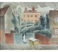 DQCJIYIGL Dipinti Famosi Tela e Immagini Vintage Quadri El carro del panadero de Eric Ravilious per L'arredamento Della Camera da Letto 60x90cm