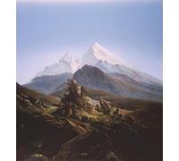 DQCJIYIGL Dipinti Famosi Tela e Immagini Vintage Quadri el Watzmann de Caspar David Friedrich per L'arredamento Della Camera da Letto 60x90cm
