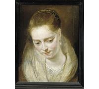 DQCJIYIGL Dipinti Famosi Tela e Immagini Vintage Quadri Estudio de la mujer de Peter Paul Rubens per L'arredamento Della Camera da Letto 60x90cm