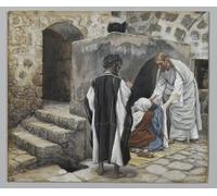 DQCJIYIGL Dipinti Famosi Tela e Immagini Vintage Quadri la curación de la suegra de Pedro por Jacques per L'arredamento Della Camera da Letto 60x90cm