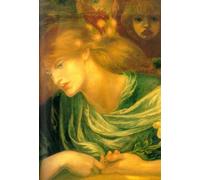 DQCJIYIGL Dipinti Famosi Tela e Immagini Vintage Quadri Pintura famosa de Dante Gabriel Rossetti per L'arredamento Della Camera da Letto 60x90cm