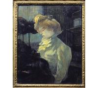 DQCJIYIGL Dipinti Famosi Tela e Immagini Vintage Quadri Pintura La Modista de Henri De Toulouse Lautrec per L'arredamento Della Camera da Letto 60x90cm