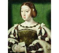 DQCJIYIGL Dipinti Famosi Tela e Immagini Vintage Quadri Reina Leonor de Francia por Joos Van Cleve per L'arredamento Della Camera da Letto 60x90cm