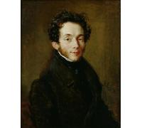 DQCJIYIGL Dipinti Famosi Tela e Immagini Vintage Quadri Retrato de Carl Maria Friedrich Ernst Von por Lawrence per L'arredamento Della Camera da Letto 60x90cm