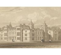 DQCJIYIGL Famoso Poster Con Artistiche Painting Image Charlton House Wiltshire por John Preston Neale per la Decorazione Della Parete 60x90cm