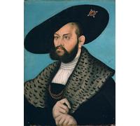 DQCJIYIGL Famoso Poster Con Artistiche Painting Image Dama y niño de Lucas Cranach el Viejo per la Decorazione Della Parete 60x90cm