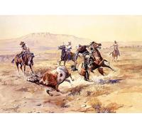 DQCJIYIGL Famoso Poster Con Artistiche Painting Image el renegado de charles russell per la Decorazione Della Parete 60x90cm