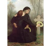 DQCJIYIGL Famoso Poster Con Artistiche Painting Image El secreto de William Adolphe Bouguereau per la Decorazione Della Parete 60x90cm