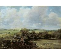 DQCJIYIGL Famoso Poster Con Artistiche Painting Image el valle de Dedham por John Constable per la Decorazione Della Parete 60x90cm