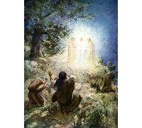 DQCJIYIGL Famoso Poster Con Artistiche Painting Image La Biblia de la Transfiguración de Jesús por William Brassey Hole per la Decorazione Della Parete 60x90cm