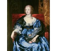 DQCJIYIGL Famoso Poster Con Artistiche Painting Image Lady Anne Cecil de Anthony Van Dyck per la Decorazione Della Parete 60x90cm