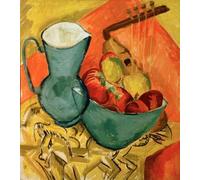 DQCJIYIGL Famoso Poster Con Artistiche Painting Image Naturaleza muerta con cántaro de Ernst Ludwig Kirchner per la Decorazione Della Parete 60x90cm