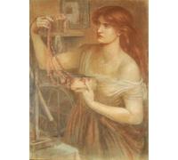 DQCJIYIGL Famoso Poster Con Artistiche Painting Image Resucitado al amanecer de Dante Gabriel Charles Rossetti per la Decorazione Della Parete 60x90cm