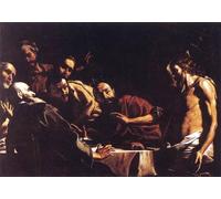 DQCJIYIGL Famoso Poster Con Artistiche Painting Image San Juan reprochando a Herodes de Mattia Preti per la Decorazione Della Parete 60x90cm