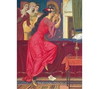 DQCJIYIGL Famoso Poster Con Artistiche Painting Image Sigismunda bebiendo el veneno de Edward Southall per la Decorazione Della Parete 60x90cm