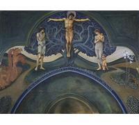DQCJIYIGL Famoso Stampe su Canvas Stampa Artistica Árbol de la vida de Edward Burne Jones per la Decorazione Domestica dell'ufficio 60x90cm