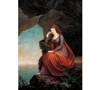 DQCJIYIGL Famoso Stampe su Canvas Stampa Artistica Condesa María Josefa Hermengilde Esterházy Née Princesa por Elisabeth Louise Vigee Lebrun per la Decorazione Domestica dell'ufficio 60x90cm