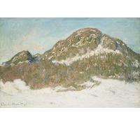 DQCJIYIGL Famoso Stampe su Canvas Stampa Artistica Efecto de la luz del sol del monte Kolsaas de Claude Monet per la Decorazione Domestica dell'ufficio 60x90cm