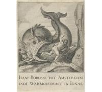 DQCJIYIGL Famoso Stampe su Canvas Stampa Artistica Jonas vomitado por la ballena de Cornelis Van Dalen per la Decorazione Domestica dell'ufficio 60x90cm