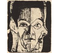 DQCJIYIGL Famoso Stampe su Canvas Stampa Artistica la visita de Ernst Ludwig Kirchner per la Decorazione Domestica dell'ufficio 60x90cm