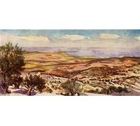 DQCJIYIGL Famoso Stampe su Canvas Stampa Artistica Los campos de Rut y Booz cerca de Belén por John Fulleylove per la Decorazione Domestica dell'ufficio 60x90cm