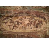 DQCJIYIGL Famoso Stampe su Canvas Stampa Artistica Malditos en el Infierno Infierno de Buonamico Buffalmacco per la Decorazione Domestica dell'ufficio 60x90cm