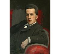 DQCJIYIGL Famoso Stampe su Canvas Stampa Artistica Retrato de Anatoly Kramskoy el hijo del artista Ivan Nikolayevich Kramskoi per la Decorazione Domestica dell'ufficio 60x90cm