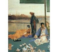 DQCJIYIGL Famoso Stampe su Canvas Stampa Artistica Variaciones en el color de la carne por Abbott Mcneill Whistler per la Decorazione Domestica dell'ufficio 60x90cm