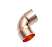 DQFOCPHHAA 12.7mm 1/2" Inner Dia x1mm Thickness Scoket Weld Copper End Feed 90 DEG Elbow Coupler Plumbing Fitting Water Gas Oil