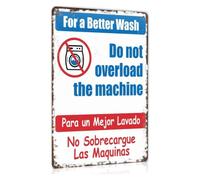 DQFOCPHHAA Classic Machine Use Precautions Poster Retro Tin 8x12 Inch | Lightweight weather resistant suitable for covered patio pool house