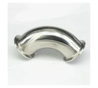 DQFOCPHHAA Fit Tube O/D 51mm Tri Clamp 2" Ferrule OD 64mm 304 Stainless Steel 90 Degree Elbow Connector
