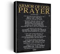 DQFOCPHHAA Large Framed Christian Art, Inspirational Prayer Canvas Painting, Scripture Quote Wall Decor for Spacious Living Room or Church(Unframed,12x18inch(30x45cm))