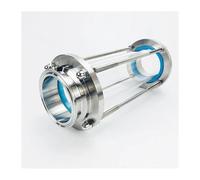 DQFOCPHHAA Long Style 3"(76mm) OD91 Flow Sight Glass Dioptr Length 565mm Stainless Steel304 Fitting