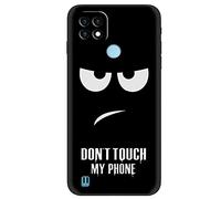DQG per Oppo Realme C21 Custodia, Nero Ultrasottile Silicone Case TPU Shell Morbida Sottile Protettivo Copertura Antiurto Cover per Oppo Realme C21 (6.50") - LLM2