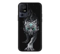 DQG per TCL 40 SE Custodia, Nero Ultrasottile Silicone Case TPU Shell Morbida Sottile Protettivo Copertura Antiurto Cover per TCL 40 SE (6.52") - LLM22