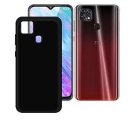 DQG per ZTE Blade 10 Smart Custodia, Nero Ultrasottile Silicone Case TPU Shell Morbida Sottile Protettivo Copertura Antiurto Cover per (6.49")