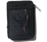 DQL Portafoglio sottile e minimalista con tasca frontale con blocco RFID, portafoglio per carte di credito per donne e uomini, porta carte di credito con tasca con cerniera., nero, È ora di aggiornare