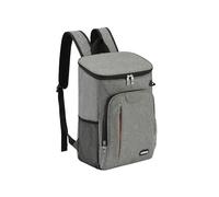 DQMEN Zaino Frigo 25L, Zaino Termico, Borsa Termica Borsa Frigo, Zaino Termico Porta Pranzo, Zaino Termico con Lati Morbidi per Campeggio/BBQ/Attività Outdoor (Grigio) (Grigio)