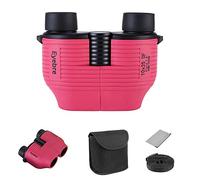 DQQ 10X25 Binocolo Compatto Mini Professionale Potente Portabile Binocoli Fuoco Fisso Visione Notturna per Teatro Opera,Birdwatching,d'avvistamento,Caccia,Rosa