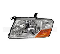 DQRG Fanale Anteriore Paraurti Anteriore Testa Luce per Mitsubishi per Pajero V73 2003 2004 2005 2006 Testa della Lampada del Faro del Faro Luce Anteriore Copertura Faro(Bianco Sinistra)