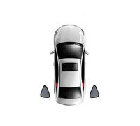 DQRG Parasole per Kadjar 2015-2022, Parasole Magnetico per Auto, Parasole Anteriore, Parasole per Finestrino Posteriore, Parasole per Bambini Visiera Parasole per Auto(2PCS Triangular)